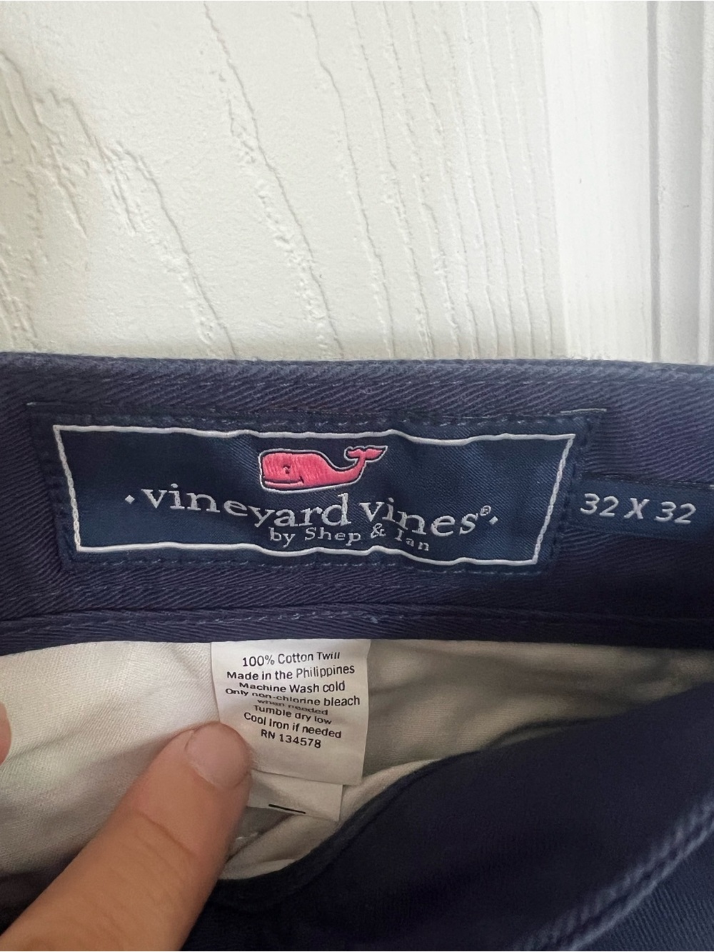Vineyard Vines Navy Straight-Leg Chinos - Picture 3 of 8